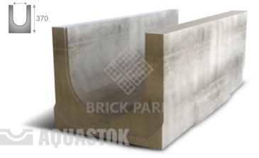Лоток водоотводный бетонный ЛВБ Norma 300 №13 с уклоном 0,5%