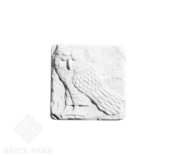 Декоративная вставка Идеальный камень "Птицы" №5 белый