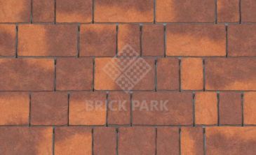Тротуарная плитка Каменный век Старый город Color Mix Коричнево-оранжевый 100×160×60