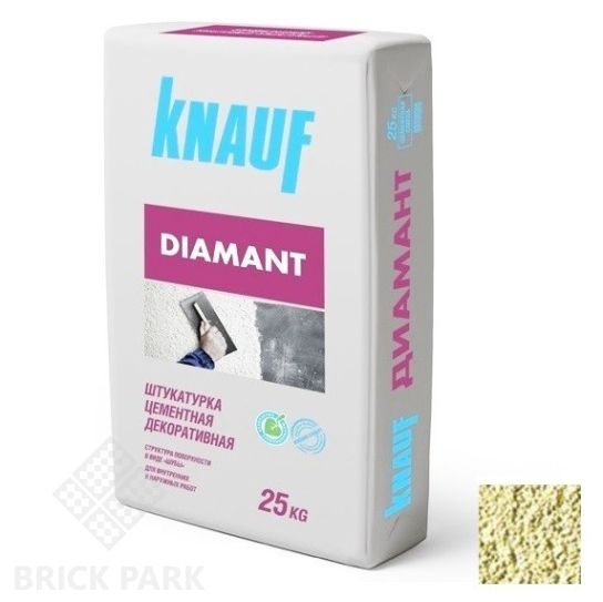 Штукатурка цементная декоративная Knauf Диамант 260 Светлая сахара 25 кг