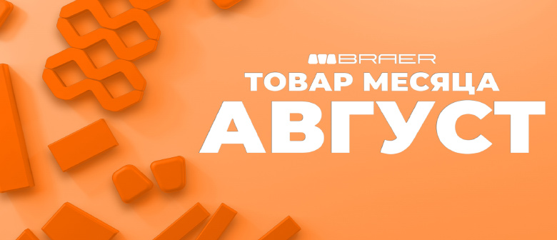 Август - Акция «Товар месяца» на тротуарную плитку BRAER