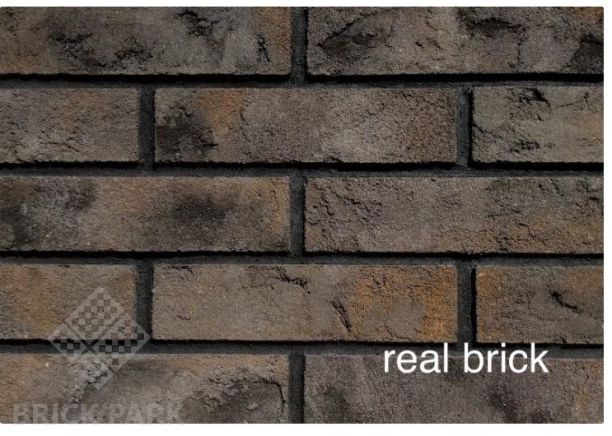 Кирпич ручной формовки Real Brick КР/1ПФ RB 07 пепел 