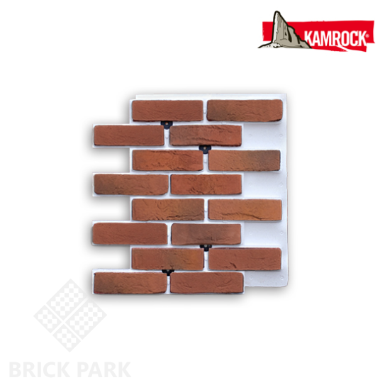 Термопанель ППС Камрок доборная Старый кирпич 32196
