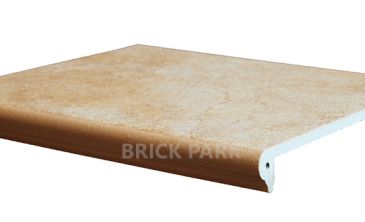 Клинкерная ступень флорентийская Interbau Nature Art 360x320x9,5 Gold Braun 113