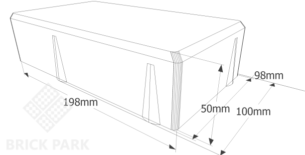 Светодиодная брусчатка LedStone 200x100 Cold 