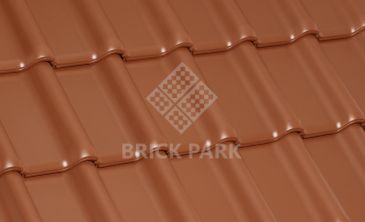 Черепица керамическая Laumans TIEFA XL TOP Натуральный Ангоб nr. 14 rot