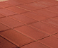 Бетонная брусчатка БРАЕР Прямоугольник Красный 200x100x60