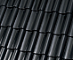 Керамическая черепица Roben LIMBURG Schwarz-matt, glasur (Черный матовый,глазурь)