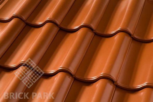 Керамическая черепица Roben BORNHOLM Kupfer-rotbraun (Медный красно-коричневый)