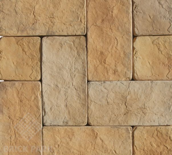 Тротуарная брусчатка Идеальный камень Английский парк 2 песочный