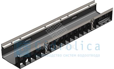 Лоток водоотводный Gidrolica Super ЛВ -15.19,6.11,8 - пластиковый, кл. Е600