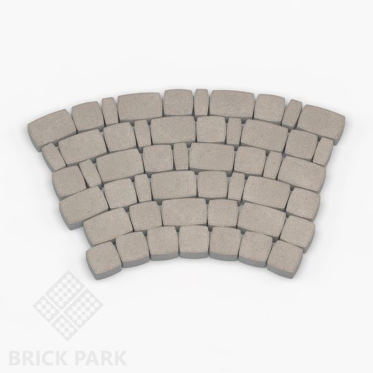Тротуарная плитка Каменный век Урбан Stone Top White Pearl 600×300×60
