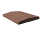 Оголовок для столба Идеальный камень 34,4x82x6,5 коричневый
