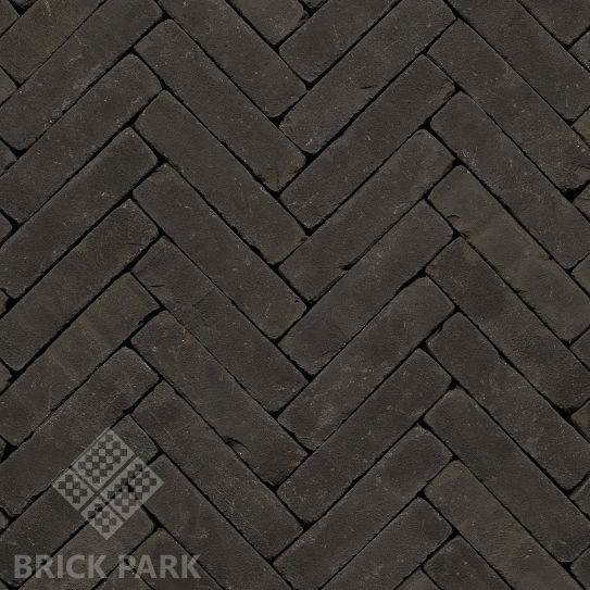 Клинкерная брусчатка Penter Nero Tumbled WF85