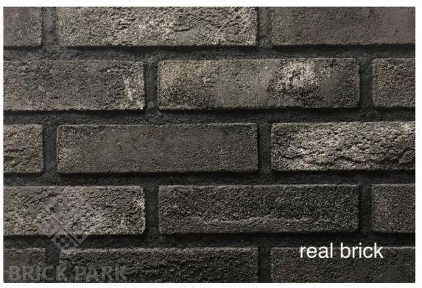 Кирпич ручной формовки Real Brick КР/0,5ПФ Ригель RB 08 седой граф