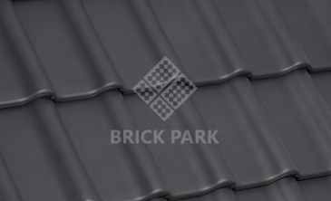 Черепица керамическая Laumans TIEFA SUPRA Натуральный Ангоб nr.30 xenon-grau