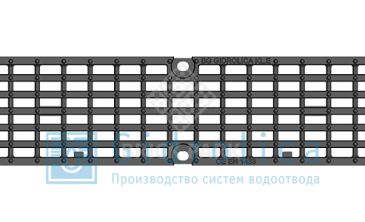 Решетка чугунная ячеистая DN100, 500/147/25, 27/13, кл. E600 кН