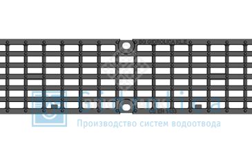 Решетка чугунная ячеистая DN100, 500/147/25, 27/13, кл. E600 кН