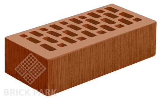 Кирпич ГКЗ Береста Терракотовый NF