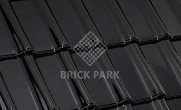 Черепица керамическая Laumans TIEFA SUPRA Высококачественная глазурь nr.50 schwarz