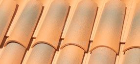Черепица La Escandella Curved Roof Tile T45 RED Jaspee Red