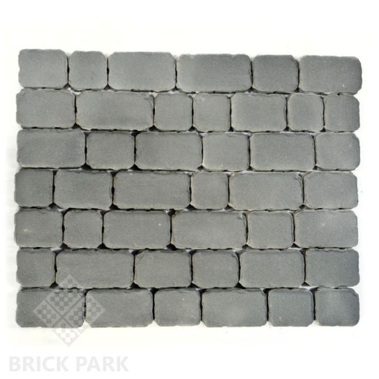 Бетонная брусчатка БРАЕР Ривьера серый 232,75x132x60