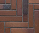 Клинкерная тротуарная плитка Stroeher Spaltklinker 124 Braun-Blau 240x52x18