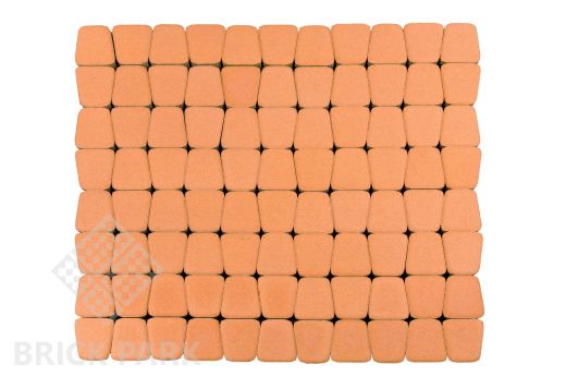 Бетонная брусчатка БРАЕР Классико круговая коралловый