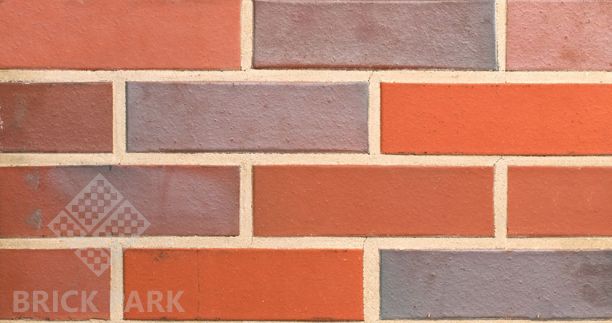 Кирпич Abc 5554 Bevergern blaulich-bunt glatt NF90