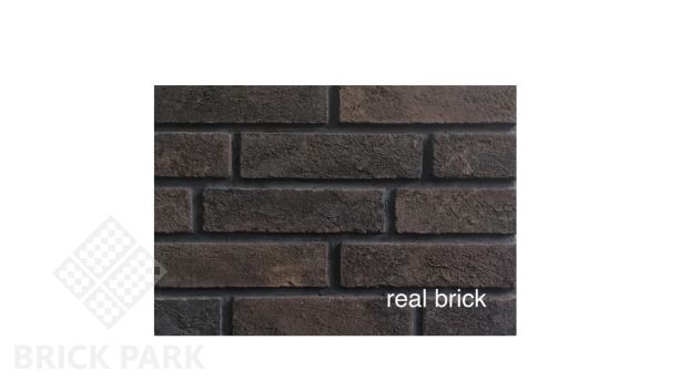 Плитка ручной работы угловая 20мм Real Brick Коллекция 2 RB 2-06 Горький шоколад 