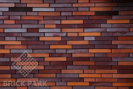 Кирпич Muhr 12 Blaurot-bunt DF