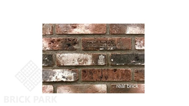 Плитка ручной работы угловая Real Brick Коллекция 2 LOFT RB 2-04 Бордовый