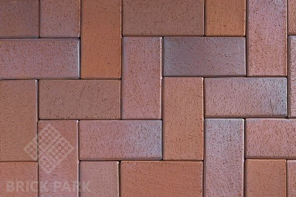 Клинкерная брусчатка ABC-Klinkergruppe Eisenschmelz bunt geflammt 240х78х52