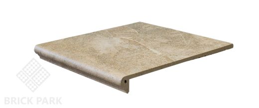 Клинкерная ступень кантик Модерн Interbau Abell 310x320x9,5 Ocker Желто бежевый 270