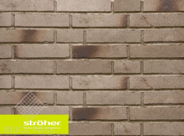 Клинкерная плитка Stroeher Handstrich 393 eisenasche без затирки шва