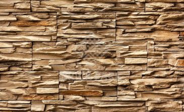 Декоративный камень Bergstone Скалистый берег кофе с молоком 03 (Угловой)