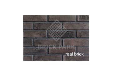 Плитка ручной работы угловая Real Brick Коллекция 3 RB 3-06 Горький шоколад