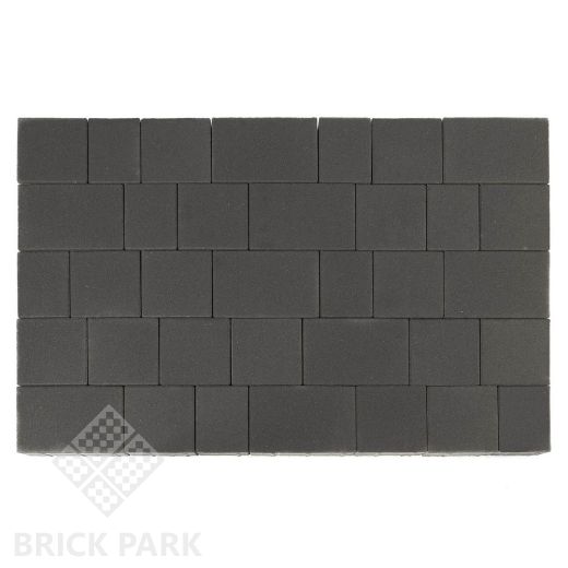 Бетонная брусчатка БРАЕР Старый город Венусбергер серый 120x160x60