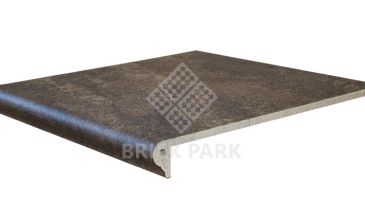 Клинкерная ступень флорентийская угл. Interbau Abell 320x320x9,5 Marone 272