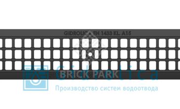 Решетка водоприемная Gidrolica Standart РВ -10.13,6.50 - ячеистая пластиковая, кл. А15