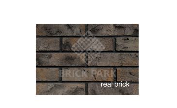 Плитка ручной работы угловая Real Brick Коллекция 2 RB 2-07 Пепел
