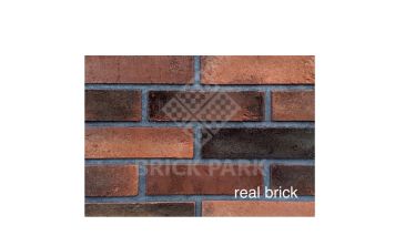 Плитка ручной работы угловая Real Brick Коллекция 6 RB 6-10 Кирпичный 250/120х65х18