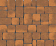 Тротуарная плитка Каменный век Классико Color Mix Коричнево-оранжевый 115×115×60