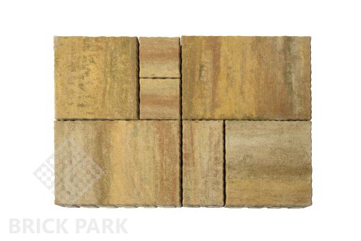 Бетонная брусчатка БРАЕР Патио Саванна 210x210x60