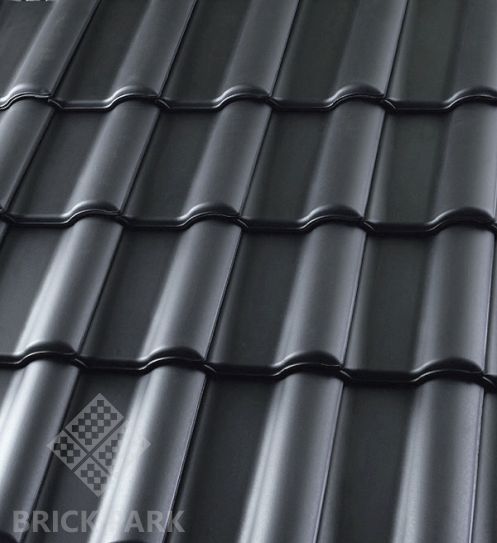 Керамическая черепица Roben BARI Anthrazit (Синевато-серый)