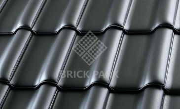 Керамическая черепица Roben FLANDERNplus Anthrazit (Антрацит, ангоб) 