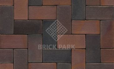 Клинкерная брусчатка Muhr Klinkerwerke 04S Rotbraun-bunt Spezial 52
