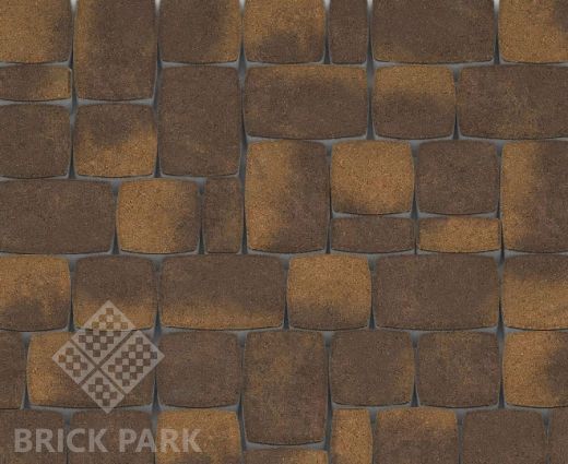Тротуарная плитка Каменный век Классико Color Mix Желто-коричневый 57×115×60