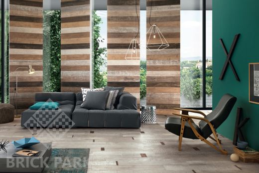 Керамогранит Italgraniti Scrapwood Wind 15x90