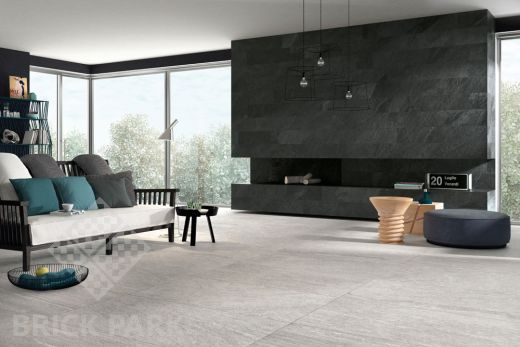 Керамогранит Italgraniti Stone Plan Lavagna Nera 20x120
